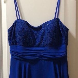 Electric Blue formal dress